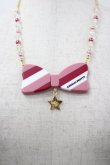 画像1: Angelic Pretty / ブリティッシュリボンネックレス  ピンク I-26-03-30-116-AP-AC-SA-ZI (1)