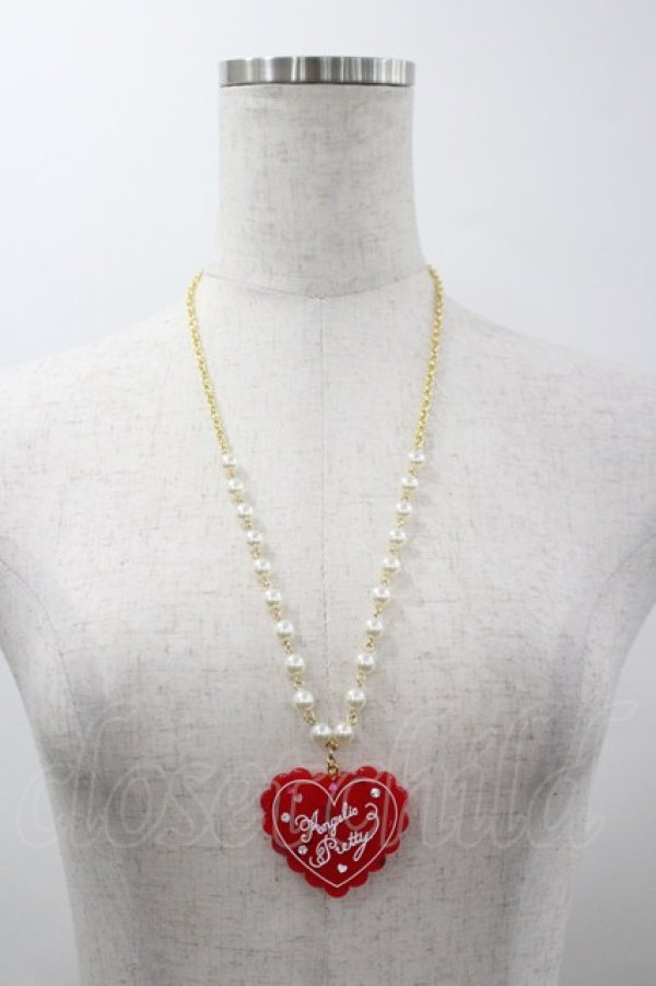 画像2: Angelic Pretty / トッピングハートネックレス  赤 I-26-03-30-117-AP-AC-SA-ZI (2)