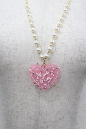 画像: Angelic Pretty / トッピングハートネックレス  ピンク I-26-03-30-119-AP-AC-SA-ZI