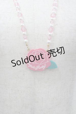 画像: Angelic Pretty / Roseネックレス  ピンク I-26-03-30-121-AP-AC-SA-ZI