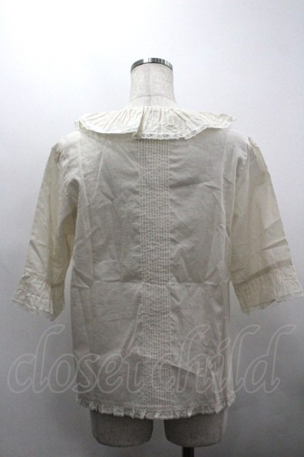 画像2: PINK HOUSE / 衿付きブラウス  生成り I-26-03-30-017-LO-BL-SA-ZI (2)