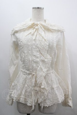 画像: PINK HOUSE / フード付きローンオーバーブラウス  生成り I-26-03-30-018-LO-BL-SA-ZI