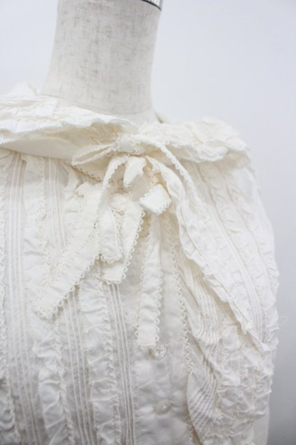 画像3: PINK HOUSE / フード付きローンオーバーブラウス  生成り I-26-03-30-018-LO-BL-SA-ZI (3)