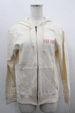 画像: PINK HOUSE / チューリップうさぎプリントパーカー  アイボリー I-26-03-30-020-LO-TO-SA-ZI