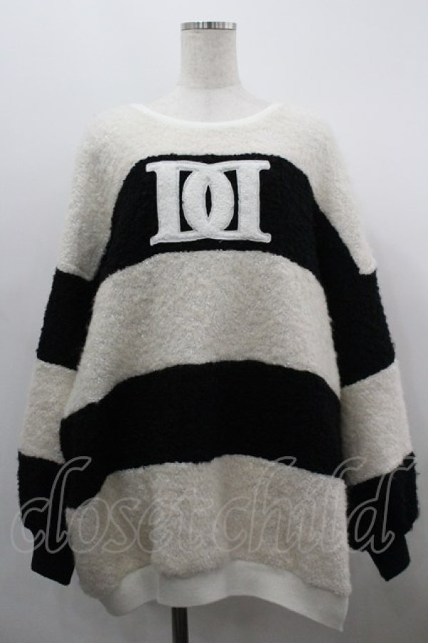 画像1: Darich / アップリケブークレトップス  白Ｘ黒 I-26-03-30-023-LO-TO-SA-ZI (1)