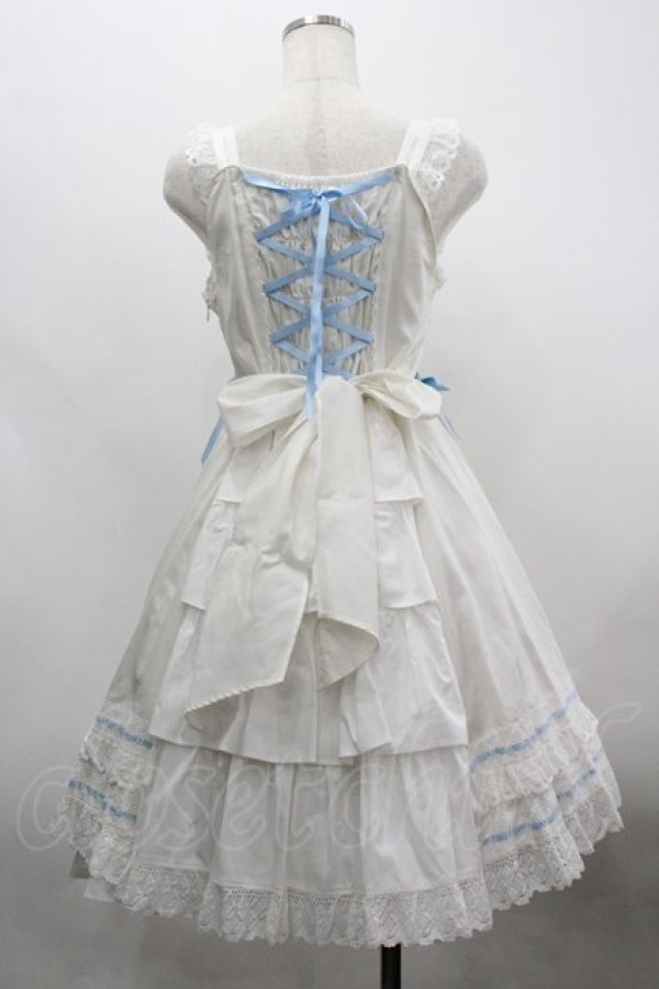 画像3: BABY,THE STARS SHINE BRIGHT / Mariquiseジャンパースカート  オフ白×サックス I-26-03-30-025-BA-OP-TE-ZI (3)