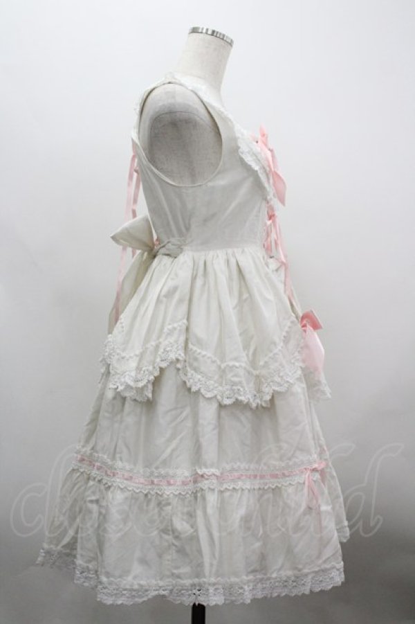 画像4: BABY,THE STARS SHINE BRIGHT / Sweet Heartくみゃちゃんジャンパースカート  オフ I-26-03-30-026-BA-OP-TE-ZI (4)