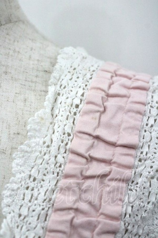 画像7: BABY,THE STARS SHINE BRIGHT / ベビードールジャンパースカート  ピンクＸ白 I-26-03-30-027-BA-OP-SA-ZI (7)