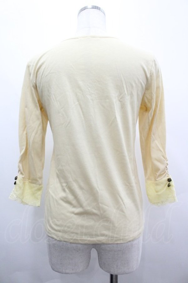 画像2: axes femme / ビジュー付きカットソー  イエロー I-26-04-01-034-AX-TO-SA-ZI (2)