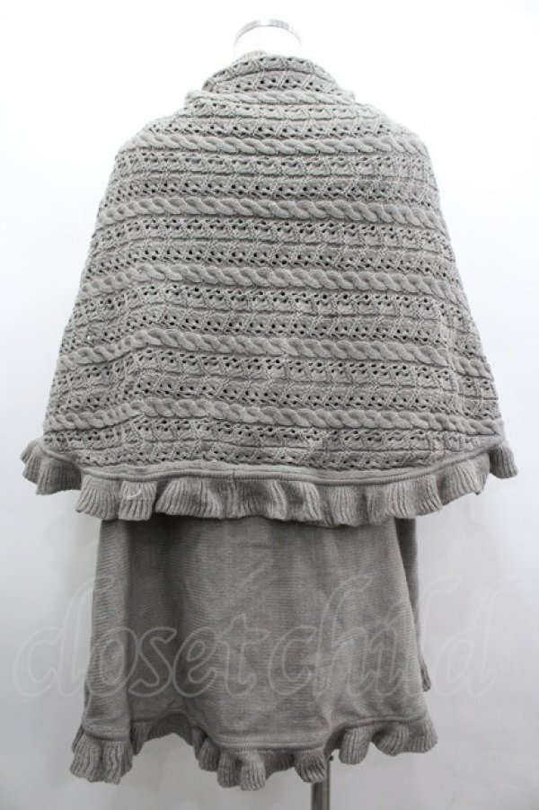 画像2: axes femme / マルチWAYニットカーデ  グレー I-26-04-01-035-AX-TO-SA-ZI (2)