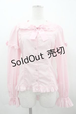 画像: Angelic Pretty / ときめきレースブラウス  ピンク I-26-04-01-004-AP-BL-SA-ZI