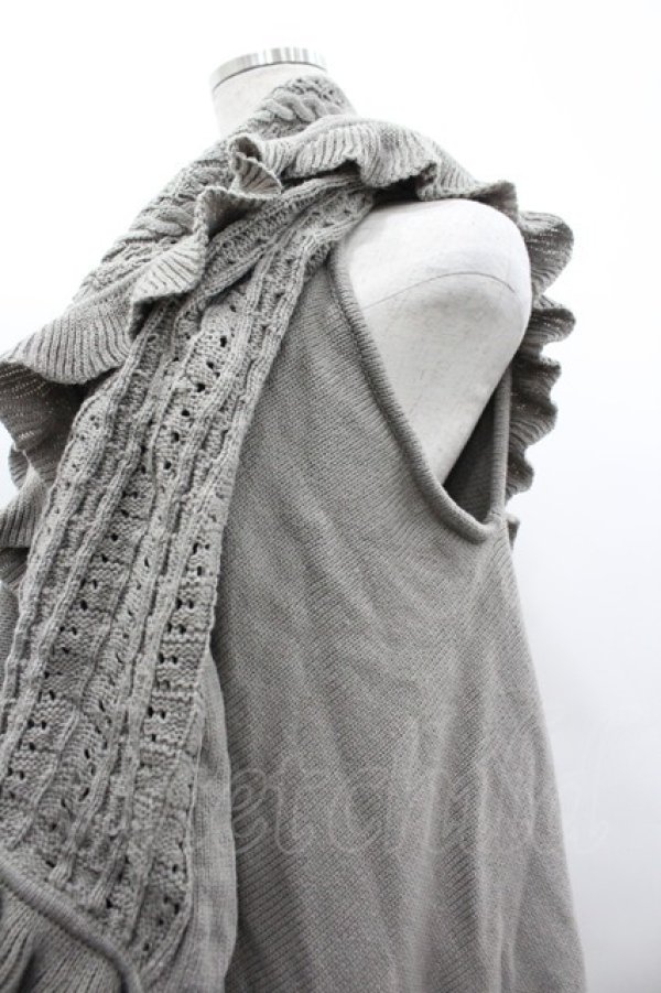 画像3: axes femme / マルチWAYニットカーデ  グレー I-26-04-01-035-AX-TO-SA-ZI (3)