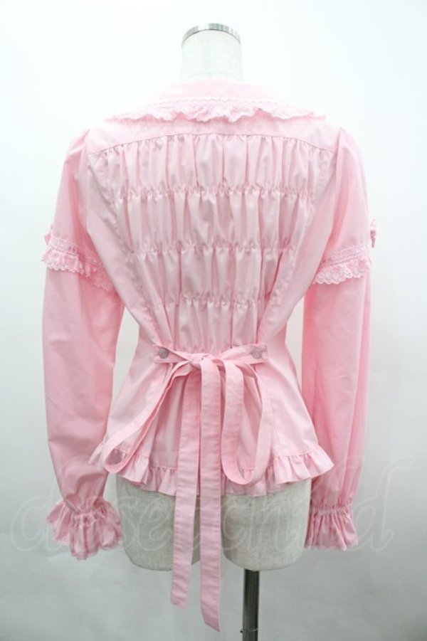 画像2: Angelic Pretty / ときめきレースブラウス  ピンク I-26-04-01-004-AP-BL-SA-ZI (2)