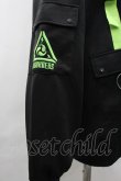 画像3: ACDC RAG / 渦雷ジャケット  黒×ネオングリーン I-26-04-01-039-PU-TO-TE-ZI (3)