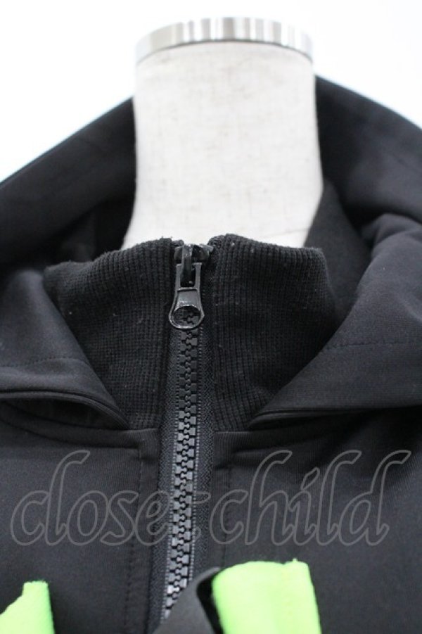 画像4: ACDC RAG / 渦雷ジャケット  黒×ネオングリーン I-26-04-01-039-PU-TO-TE-ZI (4)