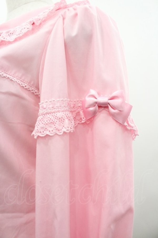 画像3: Angelic Pretty / ときめきレースブラウス  ピンク I-26-04-01-004-AP-BL-SA-ZI (3)