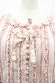 画像3: PINK HOUSE / フリル使いノースリーブブラウス  ピンク I-26-04-01-041-LO-BL-SA-ZI (3)