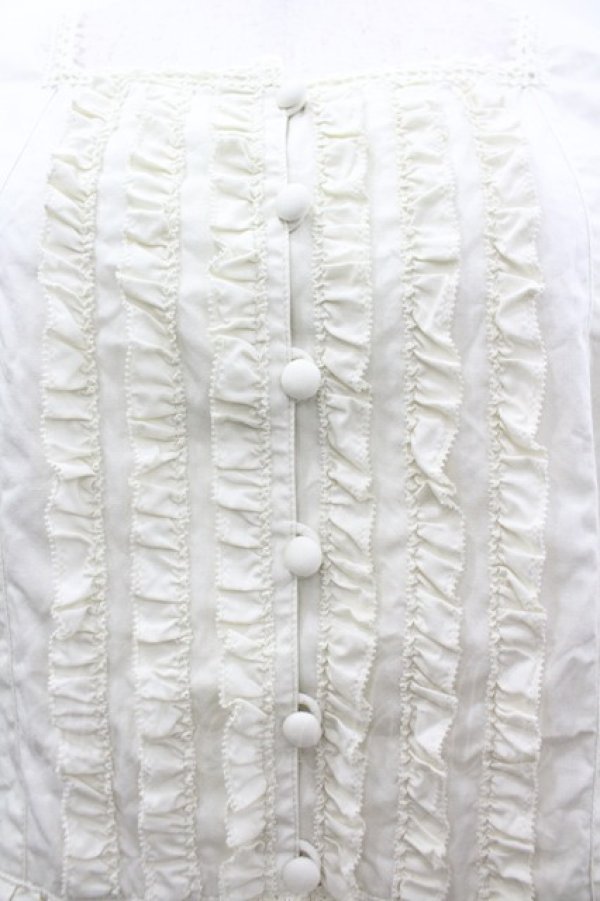 画像3: PINK HOUSE / フリル使いブラウス  生成り I-26-04-01-042-LO-BL-SA-ZI (3)