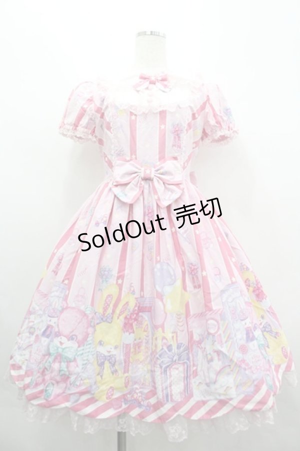 画像1: Angelic Pretty / Toy Doll Boxワンピース  ピンク I-26-04-01-044-AP-OP-SA-ZI (1)