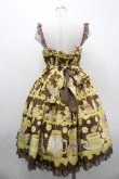 画像2: Angelic Pretty / Honey Bear's Cafeジャンパースカート  ブラウン I-26-04-01-046-AP-OP-SA-ZI (2)