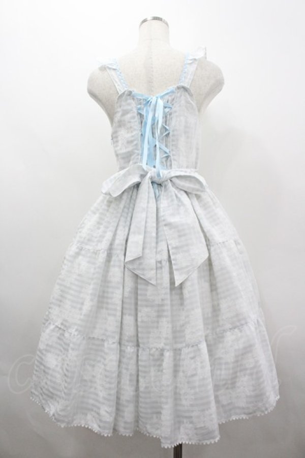 画像2: BABY,THE STARS SHINE BRIGHT / Fragrant Floral Menuet ジャンパースカート  サックス I-26-04-01-048-BA-OP-TE-ZI (2)