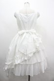 画像2: ALICE and the PIRATES / ギャザーシフォンジャンパースカート  白 I-26-04-01-049-PA-OP-SA-ZI (2)