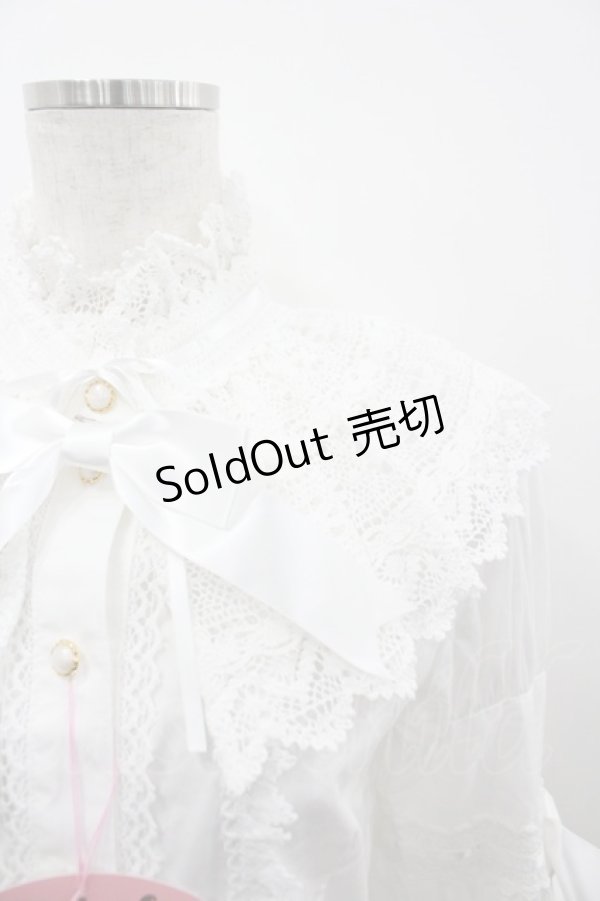 画像3: BABY,THE STARS SHINE BRIGHT / エリザベスブラウス  白 I-26-04-01-005-BA-BL-SA-ZI (3)