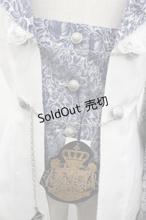 画像3: ALICE and the PIRATES / Holy Knight〜聖なる夜の聖なる騎士〜ショルダートレーン付きベスト  白Ｘ紺 I-26-04-01-052-PA-JA-SA-ZI (3)