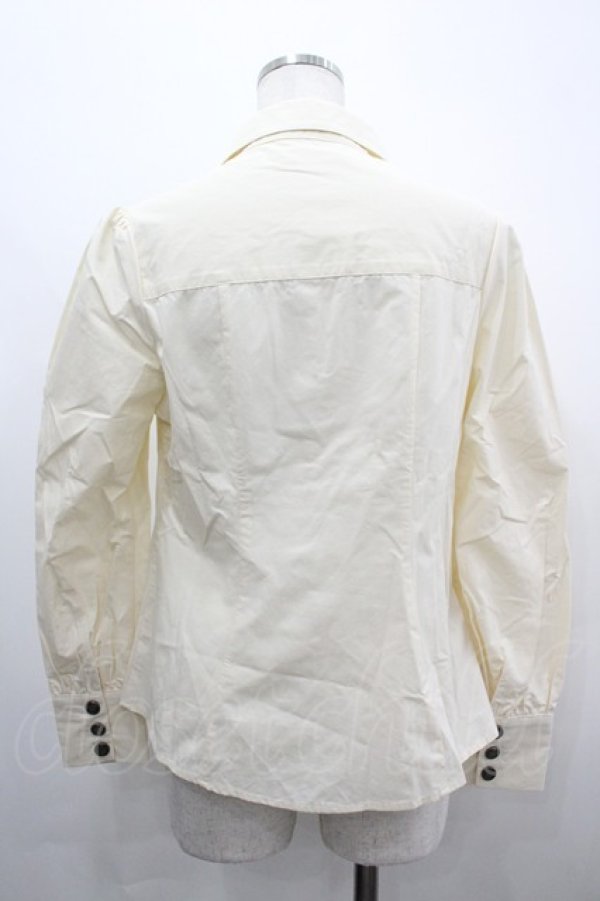 画像2: Hoshibako Works / トレインマーチブラウス  生成り I-26-04-01-006-LO-BL-SA-ZI (2)