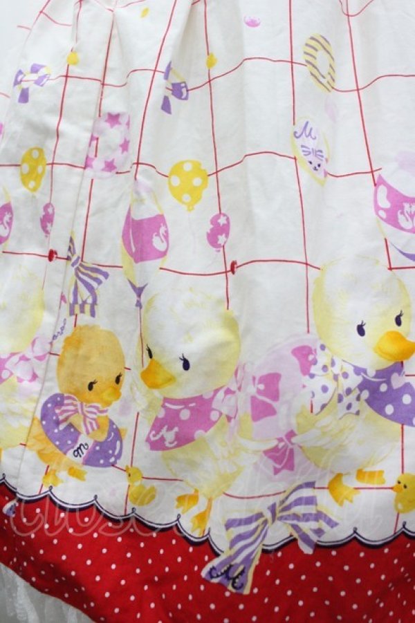 画像3: metamorphose / CL The March of Duck ワンピース  白 I-26-04-01-056-ME-OP-SA-ZI (3)