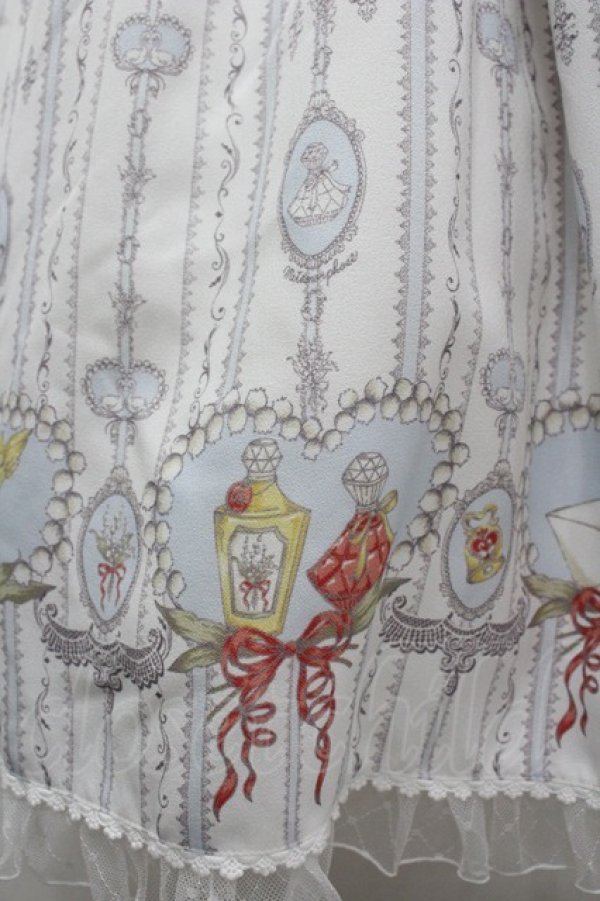 画像3: metamorphose / 思い出のすずらんフリルジャンパースカート  白 I-26-04-01-057-ME-OP-SA-ZI (3)