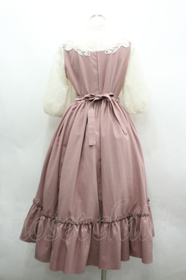 画像2: Innocent World / つる薔薇レースアニバーサリーワンピース M ピンク×生成り I-26-04-01-059-IW-OP-TE-ZI (2)