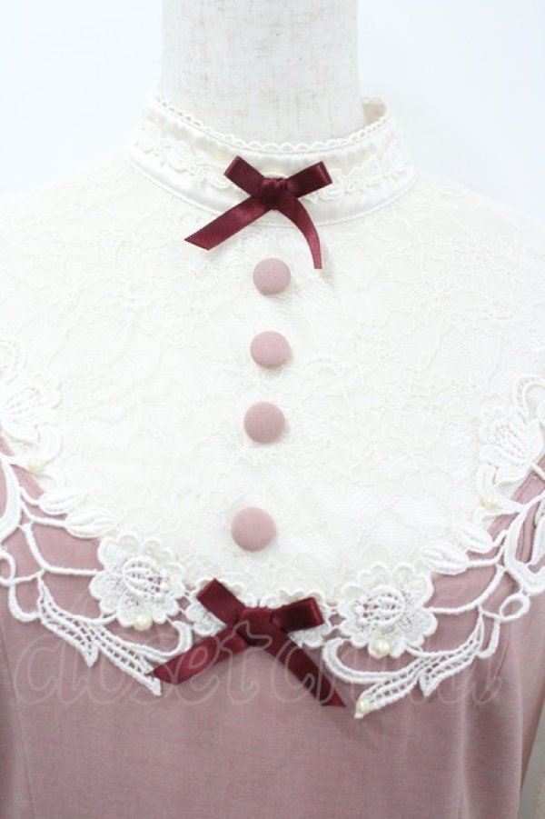 画像3: Innocent World / つる薔薇レースアニバーサリーワンピース M ピンク×生成り I-26-04-01-059-IW-OP-TE-ZI (3)