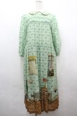 画像1: Jane Marple / Drawing room シャーリングドレス  ミント I-26-04-01-068-JM-OP-TE-ZI (1)