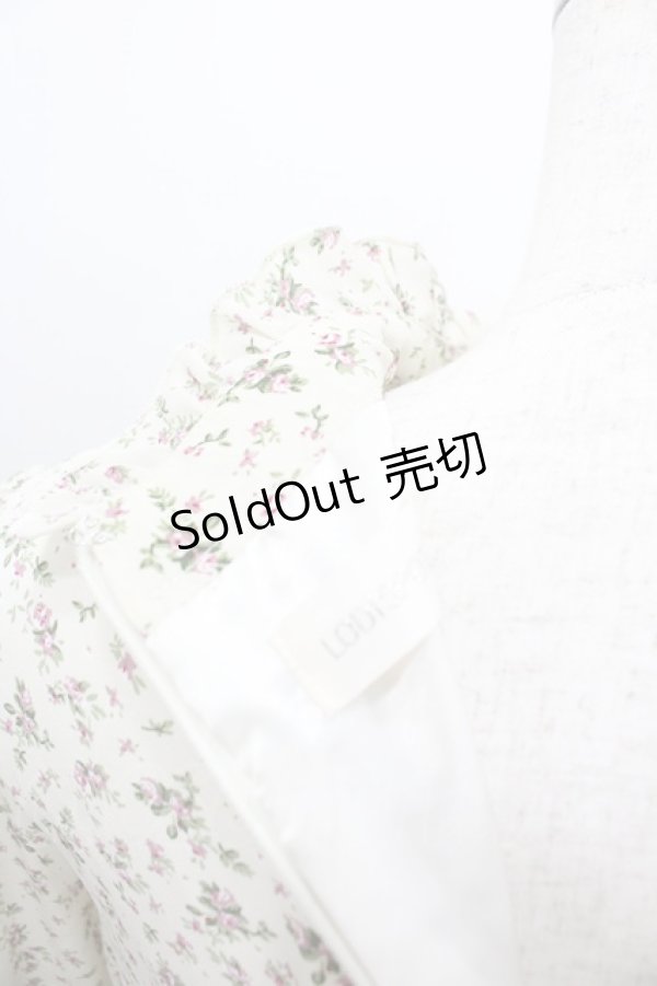 画像3: LODISPOTTO / 小花柄ハイネックワンピース  アイボリー I-26-04-01-072-LO-OP-SA-ZI (3)