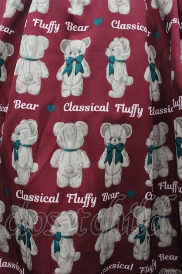 画像3: axes femme kawaii / フラッフィベアジャンスカ  赤 I-26-04-01-083-AX-OP-SA-ZI (3)