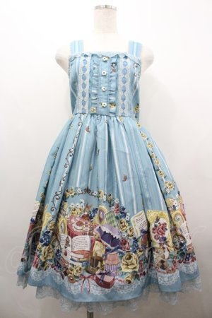 画像: axes femme kawaii / ティータイムバニーワンピース  ブルー I-26-04-01-086-AX-OP-SA-ZI