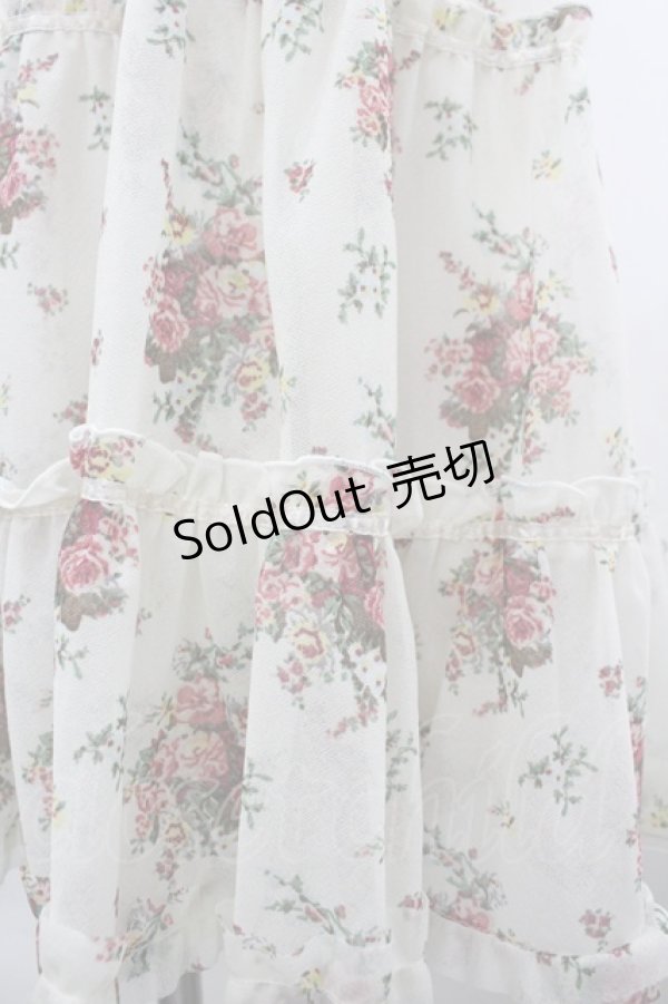 画像3: axes femme / フラワーブーケプリントキャミワンピース  アイボリー I-26-04-01-097-AX-OP-SA-ZI (3)