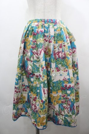 画像: Emily Temple cute / フラワーショップスカート  ブルー I-26-04-01-105-ET-SK-TE-ZI