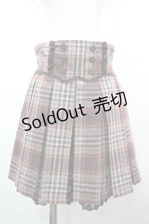 画像: axes femme POETIQUE / ハイウエストチェックショートパンツ  ブラウンＸチェック I-26-04-01-108-AX-PA-SA-ZI