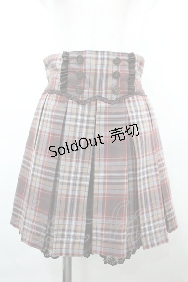 画像1: axes femme POETIQUE / ハイウエストチェックショートパンツ  ブラウンＸチェック I-26-04-01-108-AX-PA-SA-ZI (1)