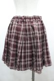 画像2: axes femme / チェックプリーツスカパン  ボルドーチェック I-26-04-01-109-AX-PA-SA-ZI (2)