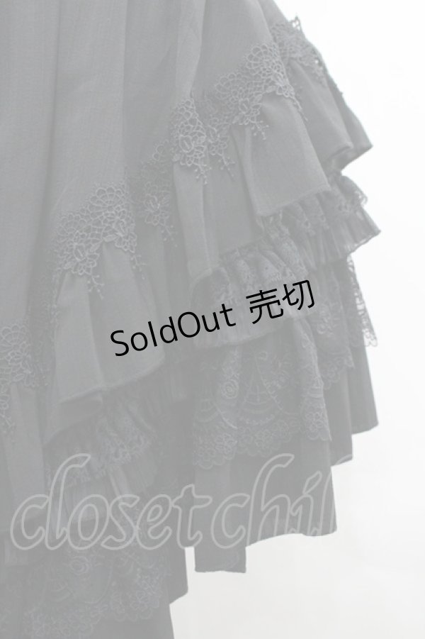 画像3: Lilizi / レースフリルスカート S 黒 I-26-04-01-118-LO-SK-SA-ZI (3)