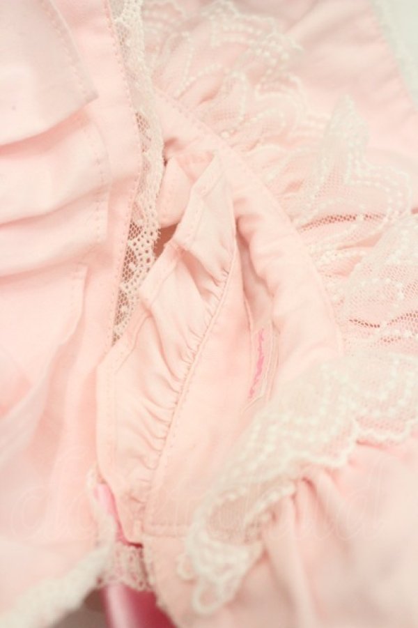 画像4: Angelic Pretty / トーションレースブリム付カチューシャ  ピンクＸ白 I-26-04-01-121-AP-AC-SA-ZI (4)