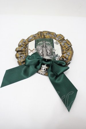 画像: ALICE and the PIRATES / St.Lily Wolf〜狼騎士と百合の誓い〜柄ロゼッタ  グリーン I-26-04-01-123-PA-AC-SA-ZI