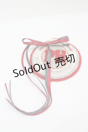 画像: PINK HOUSE / サガラワッペンブローチ  赤Ｘ白Ｘグレー I-26-04-01-125-LO-AC-SA-ZI