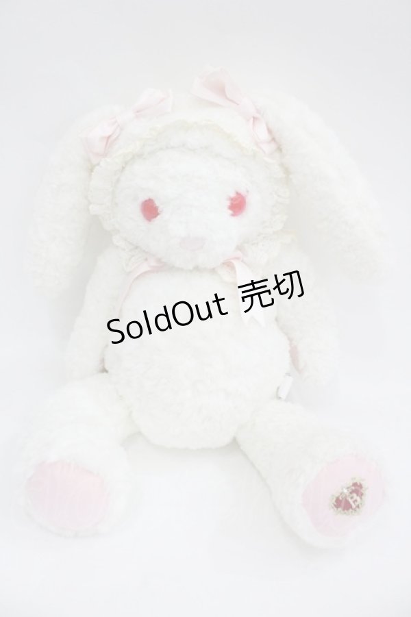 画像1: BABY,THE STARS SHINE BRIGHT / うさくみゃリュック  白Ｘピンク I-26-04-01-126-BA-BG-SA-ZI (1)