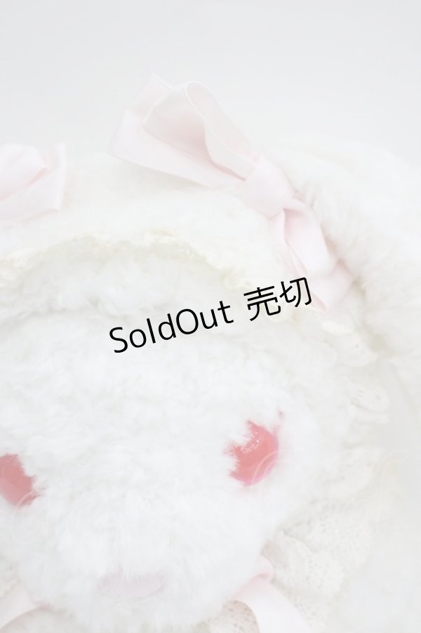 画像2: BABY,THE STARS SHINE BRIGHT / うさくみゃリュック  白Ｘピンク I-26-04-01-126-BA-BG-SA-ZI (2)