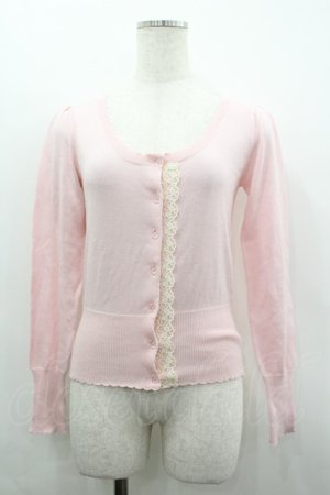 画像: Emily Temple cute / 薔薇レースカーディガン  ピンク I-26-04-01-013-ET-TO-TE-ZI