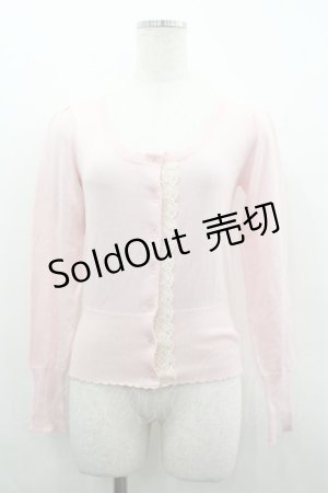 画像: Emily Temple cute / 薔薇レースカーディガン  ピンク I-26-04-01-013-ET-TO-TE-ZI